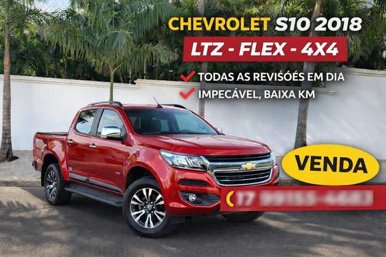 CHEVROLET S10 2.5 LTZ 4X4 CD 16V FLEX 4P AUTOMÁTICO CHEVROLET S10 2.5 LTZ 4X4 CD 16V FLEX 4P AUTOMÁTICO